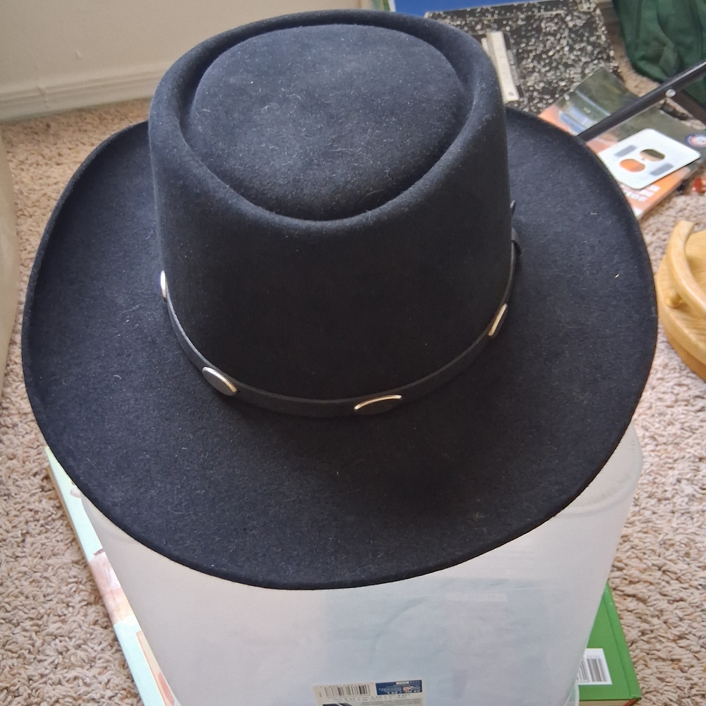 Stetson Black Felt Hat